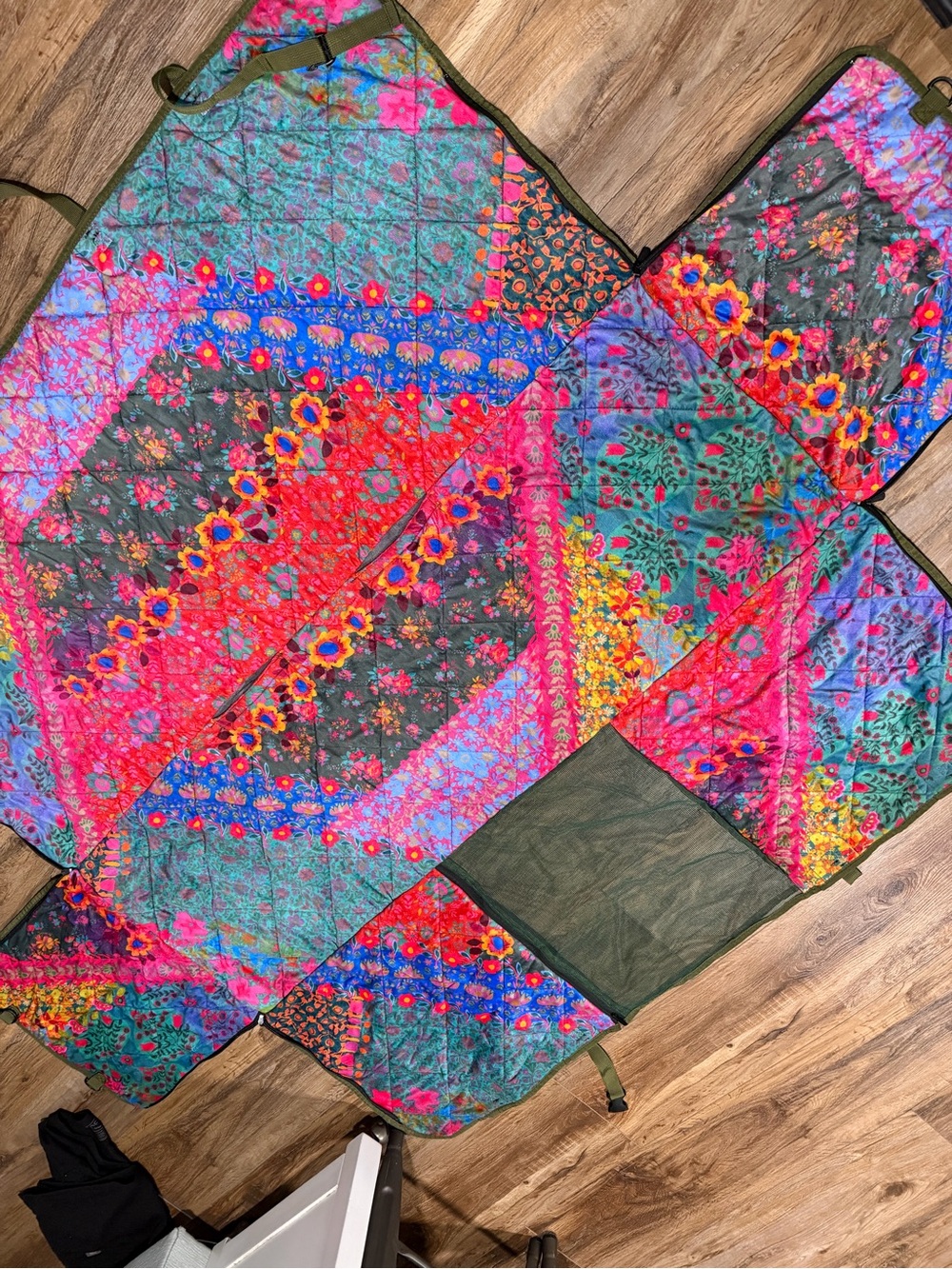 Natural Life Pet Hammock Backseat Cover Boho Print - Picture 3 of 4